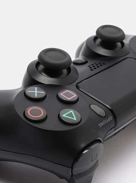 Бездротовий джойстик DoubleShock 4 V2 Bluetooth з подвійною вібрацією для PS4 Чорний - зображення 4