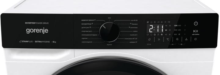 Пральна машина вузька Gorenje WNHA62SAS/UA - зображення 5