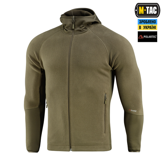 Кофта M-Tac Hoodie Polartec Sport Dark Olive 2XL 70067048-2XL - изображение 1