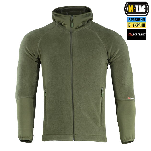 Кофта M-Tac Hoodie Polartec Sport Army Olive XS 70067064-XS - зображення 2