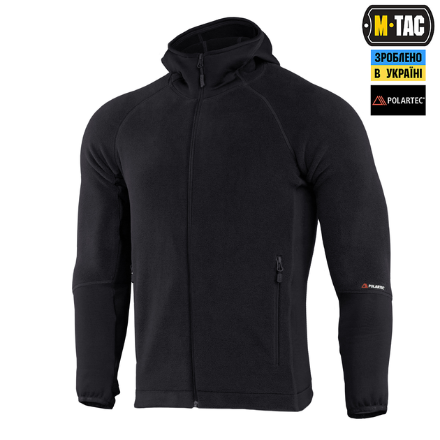 Кофта M-Tac Hoodie Polartec Sport Black L 70067002-L - зображення 1