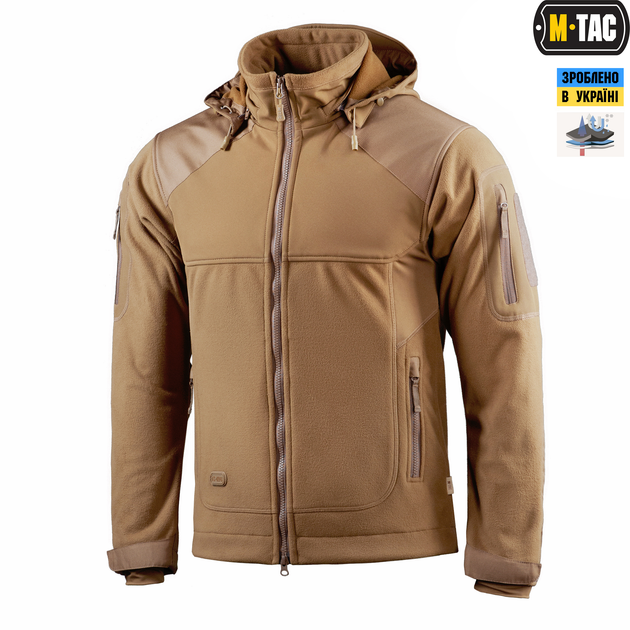 Куртка M-Tac Norman Windblock Fleece Coyote 2XL 20027005-2XL - изображение 1