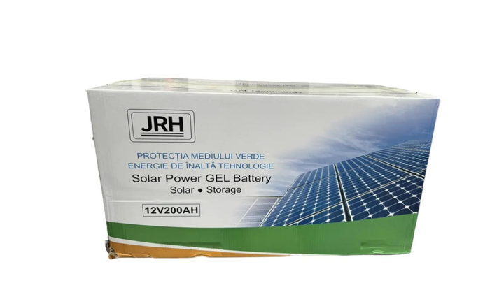 Аккумулятор JRH гелевый 12v 200 Ач (Белый) АКБ - изображение 2