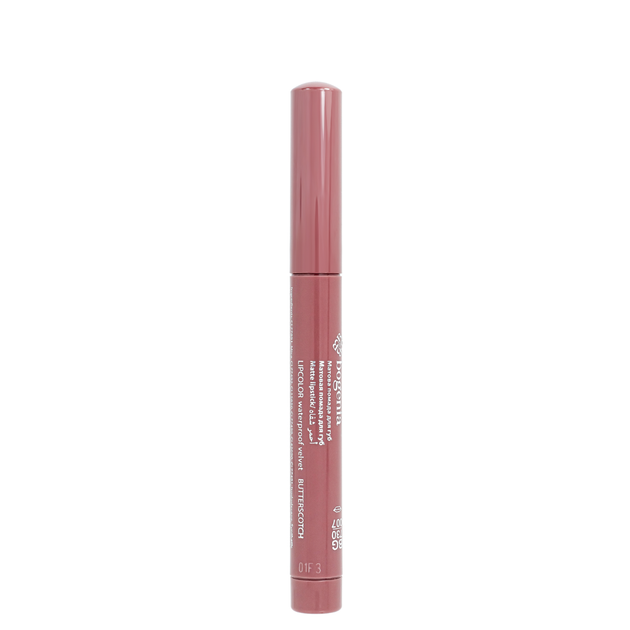 Помада-олівець для губ водостійка Bogenia Velvet Waterproof Matte BG730, 007 Butterscotch Нюдова - изображение 5