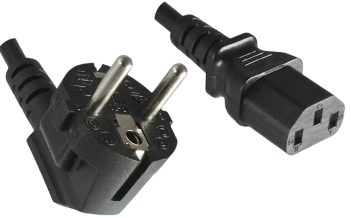 Kabel zasilający MicroConnect Power Cord CEE 7/7 - C13 1.8 m (PE010418LSZH) - obraz 1