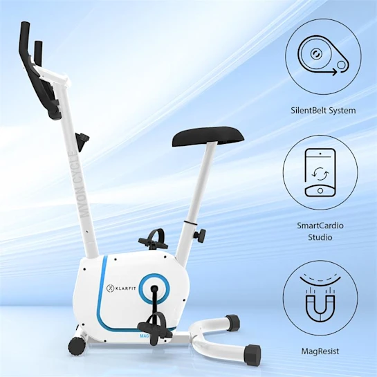 Велотренажер KlarFit Myon Cycle Белый Б/У - Фото 3 Велотренажер KlarFit Myon Cycle Белый Б/У - изображение 3