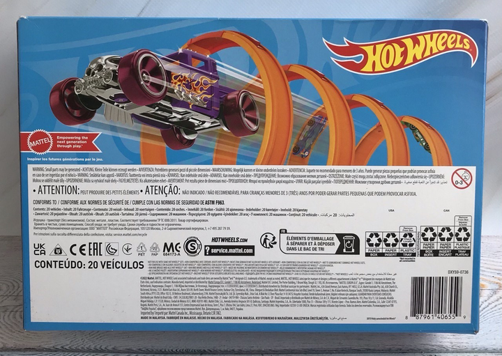 Набор машинок 20 шт Hot Wheels Хот Вилс Basic Car 20 - Pack