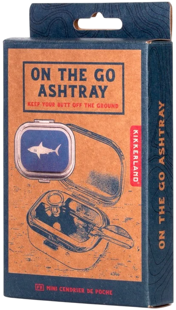Автомобільна попільничка Kikkerland Shark On The Go Ashtray (0612615119840) - зображення 5