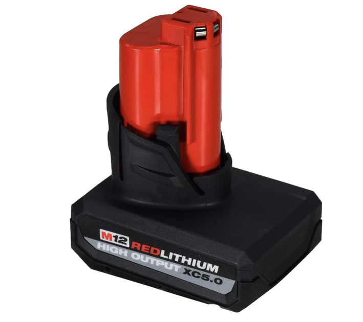 Акумуляторна батарея Milwaukee M12 HB5 5.0 Ah (48-11-2450) HIGH OUTPUT - изображение 2