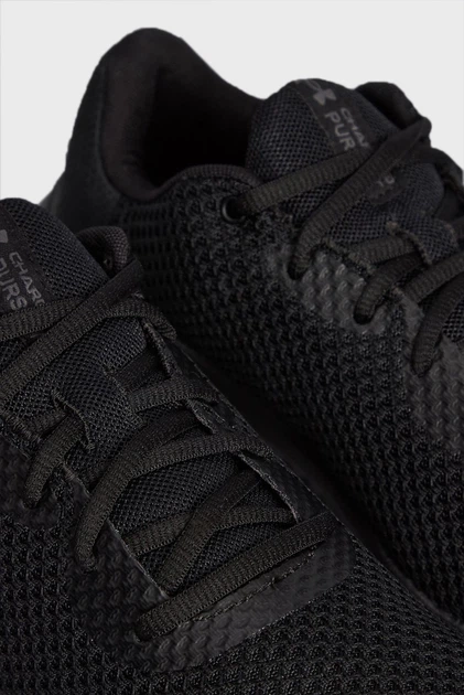 Чоловічі чорні кросівки UA Charged Pursuit 3 Under Armour 46 3024878-002 - изображение 2