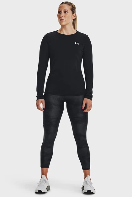 Жіночі чорні тайтси з візерунком Armour AOP Ankle Leg Under Armour XS 1365338-003 - Фото 2 Жіночі чорні тайтси з візерунком Armour AOP Ankle Leg Under Armour XS 1365338-003 - изображение 2