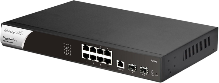 Switch DrayTek VigorSwitch P2100 Black (vSwitchP2100-DE-AT-CH) - obraz 3
