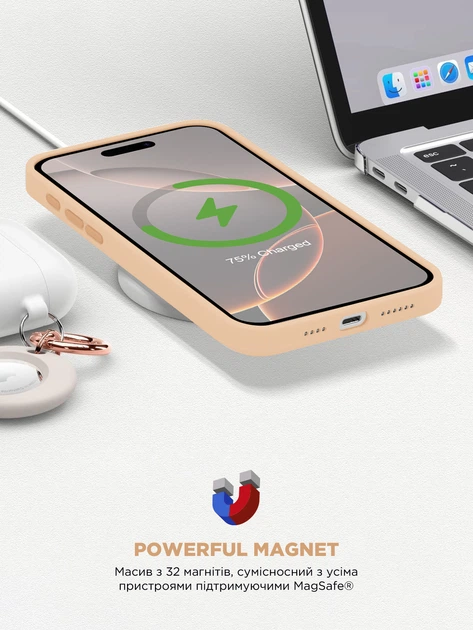 Чехол для смартфона ArmorStandart Icon2 MagSafe для Apple iPhone 16 Pro Rose Gold (ARM80191) - изображение 9