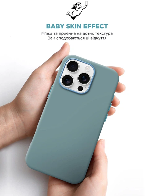 Чехол для смартфона ArmorStandart Icon2 Case для Apple iPhone 16 Pro Blue Fog (ARM79639) - изображение 7