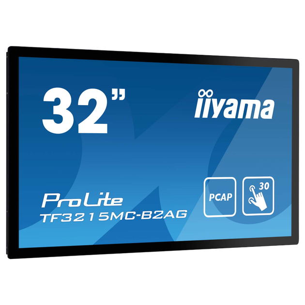 Монитор 31.5 Iiyama TF3215MC-B2AG VA/сенсорный дисплей/OpenFrame Черный - изображение 1