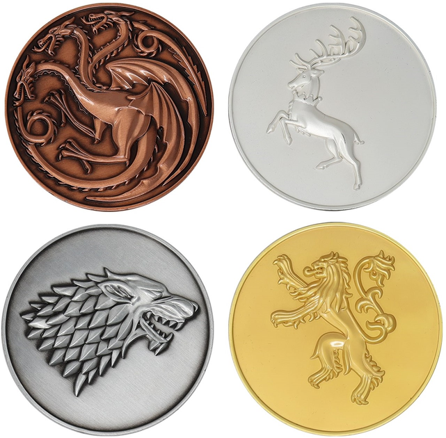 Kolekcja medalionów Fanatik Game of Thrones Limited Edition (5060662468728) - obraz 1