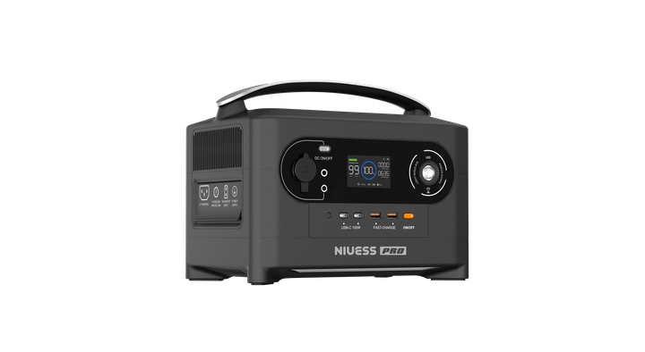Зарядная станция NIUESS NE-700 Pro / 700 Вт / 720 Вт⋅ч / Li-Ion Black (NE-700P) - изображение 3