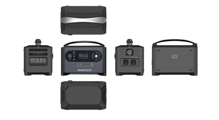 Зарядная станция NIUESS NE-700 Pro / 700 Вт / 720 Вт⋅ч / Li-Ion Black (NE-700P) - изображение 5