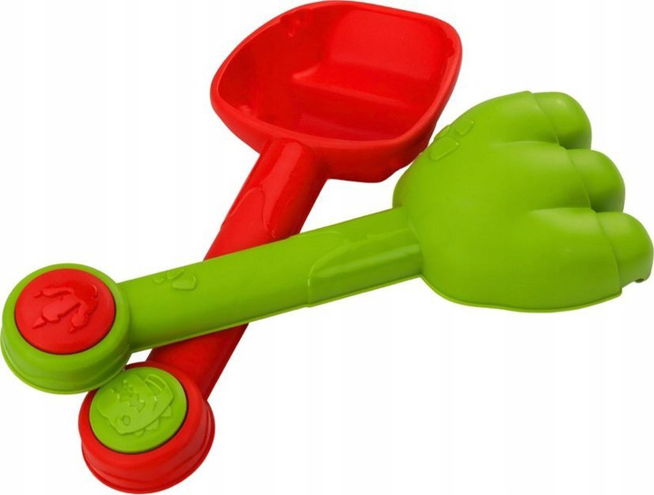 Zestaw do piasku LEAN Toys Wiaderko z konewką i foremkami Dinozaury (5905991021469) - obraz 5