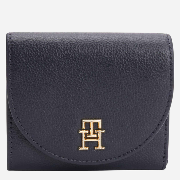 Portfel damski Tommy Hilfiger Tommy Life Med Wallet AW0AW13627-DW6 Granatowy (8720641958998) - obraz 1