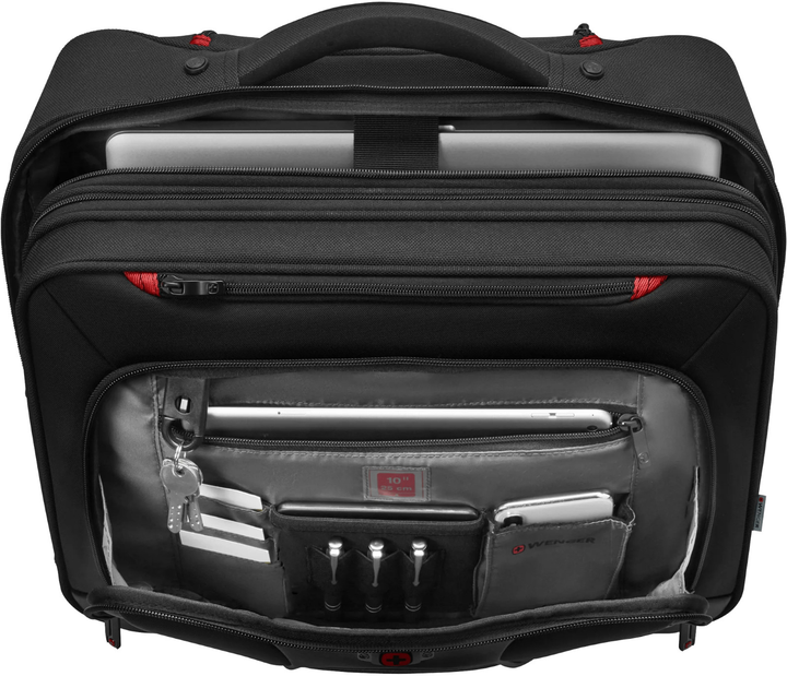 Walizka na laptopa Wenger Transfer 16" Black (600664) - obraz 6