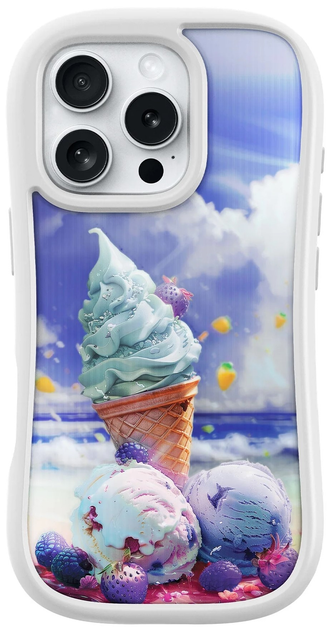 Etui LAUT POP SURREAL do Apple iPhone 16 Pro Max Ice Cream (L_IP24D_PS_W) - obraz 1