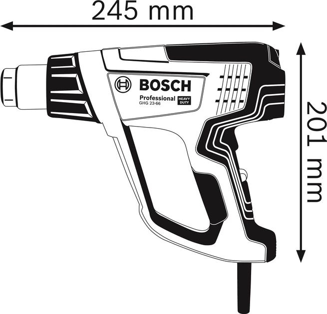 Opalarka Bosch Professional GHG 23-66 2300 W z walizką (06012A6300) - obraz 10