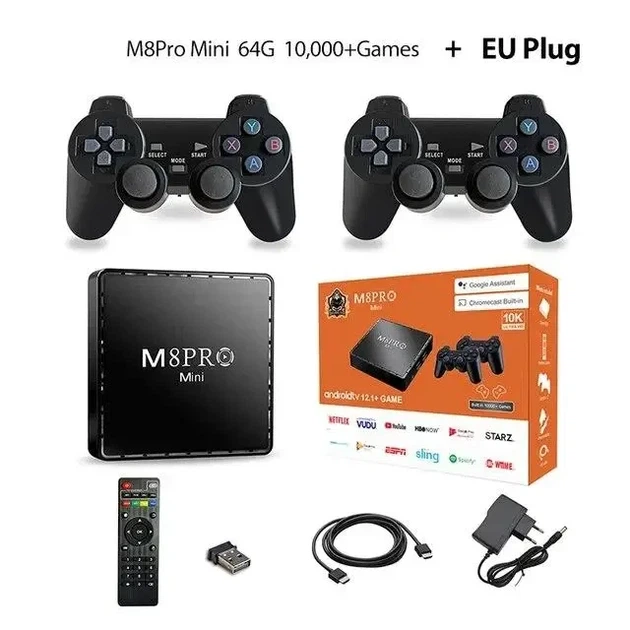 Игровая консоль M8 Рro Android Wireless Ретро приставка на 10000 игр - изображение 9