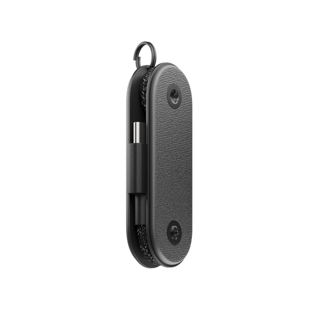 Кабель Native Union Pocket Cable USB-C to USB-C Black (POCK-C-BLK-NP) - Фото 2 Кабель Native Union Pocket Cable USB-C to USB-C Black (POCK-C-BLK-NP) - изображение 2