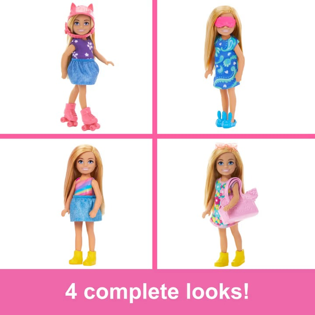 Lalka z akcesoriami Barbie Family Chelsea Szafa z ubrankami i akcesoriami (194735234646) - obraz 4
