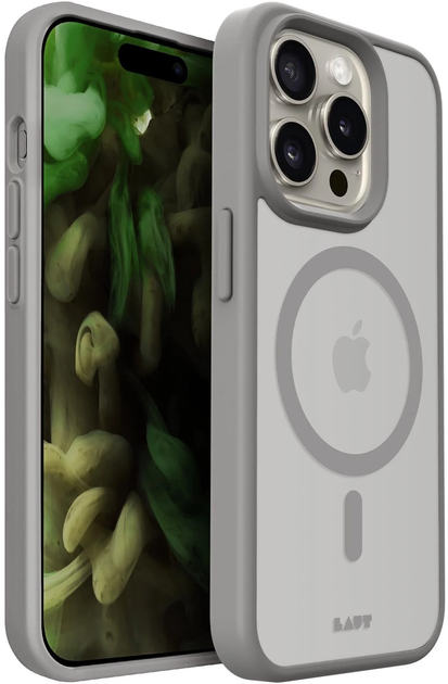 Панель LAUT HUEX PROTECT для Apple iPhone 15 Pro Grey (L_IP23B_HPT_GY) - зображення 3