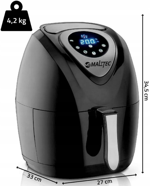 Мультипечь (аэрофритюрница) MalTec 1400 W - изображение 10