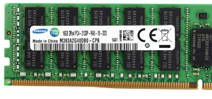 Оперативна пам'ять Samsung REG ECC DDR4 16GB/2133 (M393A2G40DB0-CPB) - зображення 2