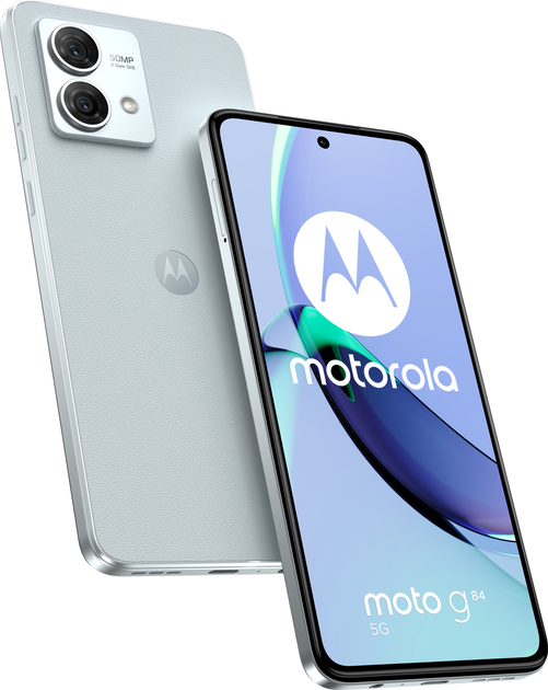 Мобільний телефон Motorola Moto G84 8/256GB Marshmallow Blue (PAYM0039PL) - зображення 6
