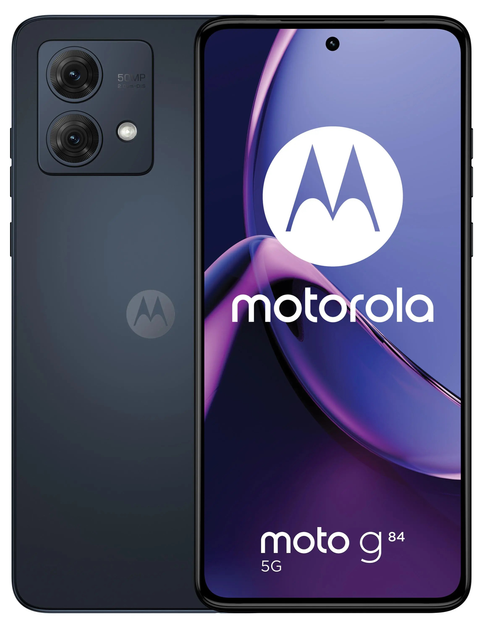 Мобільний телефон Motorola Moto G84 XT2347-2 8/256GB Midnight Blue (PAYM0041PL) - зображення 1