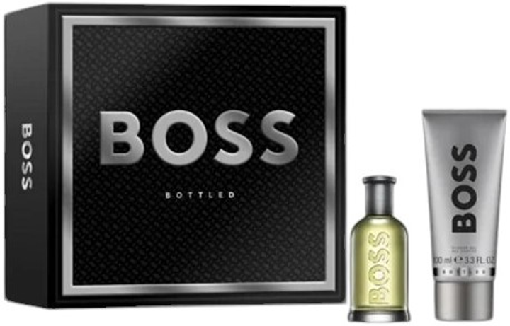 Подарунковий набір для чоловіків Hugo Boss Bottled Туалетна вода 50 мл + Гель для душу 100 мл (3616305439420) - зображення 1