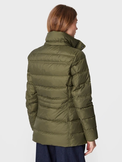 Куртка зимова жіноча Tommy Hilfiger WW0WW37486-RBN M Зелена (8720641868501) - зображення 5