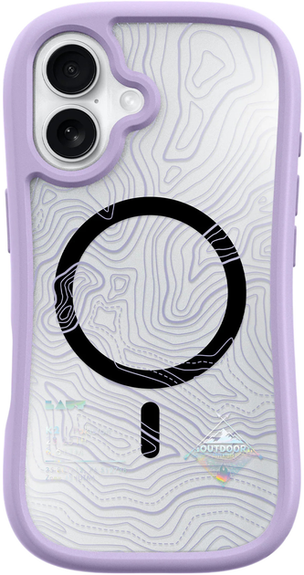 Etui LAUT POP ADVENTURE do Apple iPhone 16 Plus Spring Violet (L_IP24C_PA_PU) - obraz 1