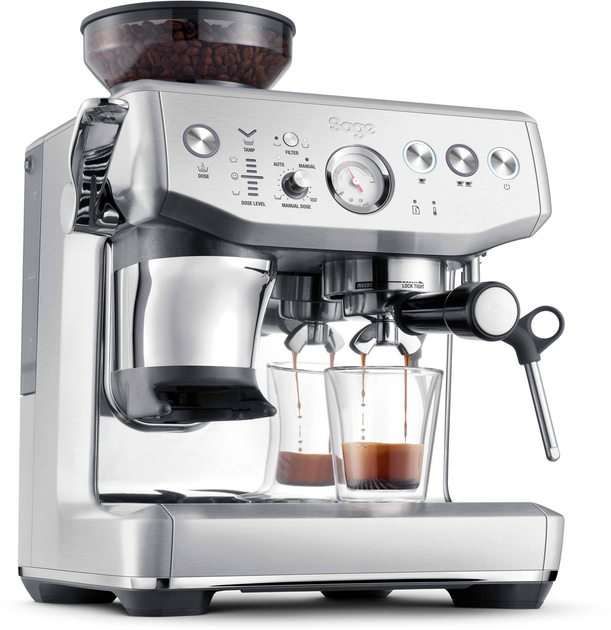 Ekspres do kawy kolbowy Sage Barista Express Impress SES876BSS4EEU1 - obraz 2