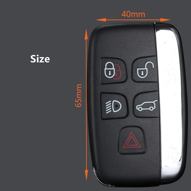 Корпус смарт ключа Land-Rover (Лэнд-Ровер) Range Rover 5 кнопок ( 17-06) - изображение 7