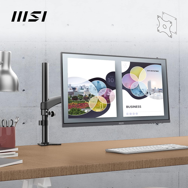Монітор 27" MSI Professional PRO MP275Q - 2K QHD / IPS / 100Hz / 8-Bit + FRC / sRGB 100% / Anti-Flicker / Less Blue Light / Speaker 2W - зображення 7