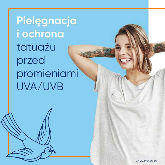 Крем сонцезахисний Bayer Bepanthen Tattoo для шкіри з татуюванням Spf 50+ UVA UVB 50 мл (5908229303894) - зображення 2