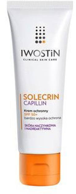 Крем сонцезахисний Iwostin Solecrin Capillin захисний заспокійливий Spf 50+ 50 мл (5902502602223) - зображення 3