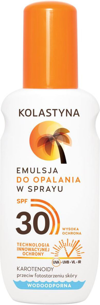 Емульсія для засмаги Kolastyna в спреї Spf 30 150 мл (5900536355559) - зображення 1