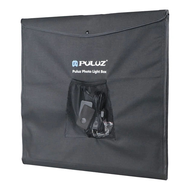 Лайтбокс-Фотобокс для предметной съемки Puluz PU5080 80x80x80см. с 3 фонами Черный - Фото 6 Лайтбокс-Фотобокс для предметной съемки Puluz PU5080 80x80x80см. с 3 фонами Черный - изображение 6