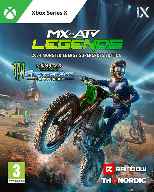 Gra XSX MX vs ATV Legends - 2024 Monster Energy Supercross Edition (Blu-ray płyta) (9120131601639) - obraz 1