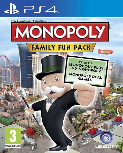 Gra PS4 Monopoly Family Fun Pack (płyta Blu-ray) (3307215802038) - obraz 1