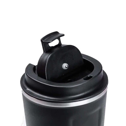Термочашка Coffee з датчиком температури 380 мл чорна Yiwu HPGM5821B - изображение 5