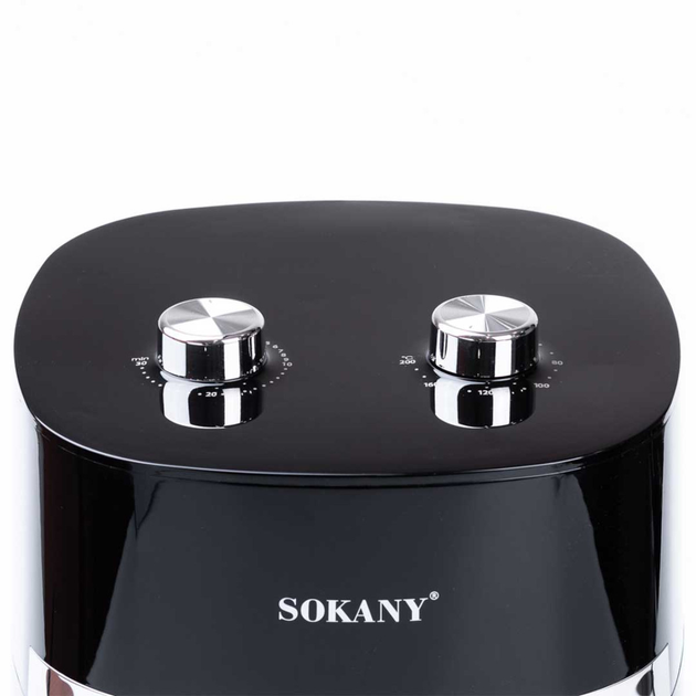 Аэрогриль-фритюрница SOKANY 6.5 литров 1500 Вт, черная - изображение 6