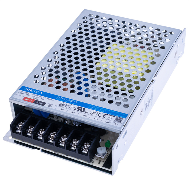 Встраиваемый блок питания в металлическом корпусе 150W 48V LM150-23B48 Mornsun - изображение 1